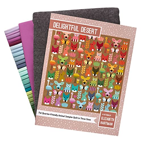 Robert Kaufman Kaufman Delightful Desert Cool Quilt Kit, Multi