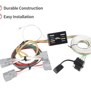 Oyviny Replacement for 55513 4 Pin Trailer Wiring Harness for 2005-2015 Toyota Tacoma/1994-1998 Toyota T100/2010-2012 Toyota Hilux