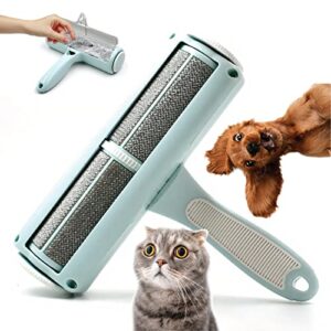 petpet roller the better pet hair remover - the best way to remove pet hair from furniture, car seat, bedding and more | reusable lint roller & fur removal tool