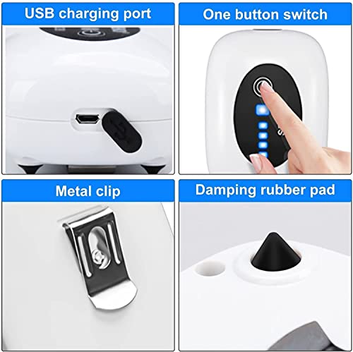 Aquarium Air Pump,Rechargeable USB Battery Aquarium Bubbler for Fish Tank up to 50 Gallons Portable Aerator for Outdoor Fishing Power Outages and Emergency