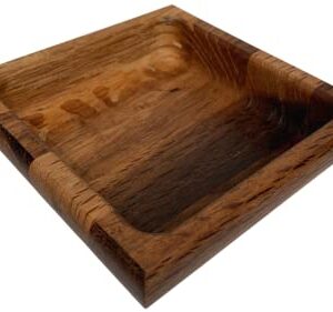 Catchall Tray 1 Section, Oak Wood Serving Tray Handmade by Hesse Woods from Sustainable Forests