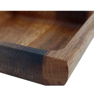 Catchall Tray 1 Section, Oak Wood Serving Tray Handmade by Hesse Woods from Sustainable Forests