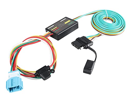 Oyviny 56008 4 Way Trailer Wiring Harness for 2007-2012 Acura RDX/2010-2011 Honda Accord Crosstour, Factory Tow Package Required