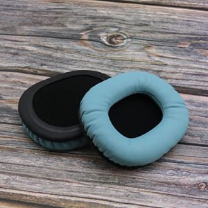 1 Pair Ear Pads Earmuffs Protein Leather Foam Replacement Ear Cushions Compatible with Sony MDR 7506 V6 CD900ST Earphones Sky Blue