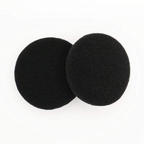PULABO 24pcs Earbuds Headphone Sponge Foam Ear Pad Cushion Covers Black Superiorâ€‚Quality and Creative