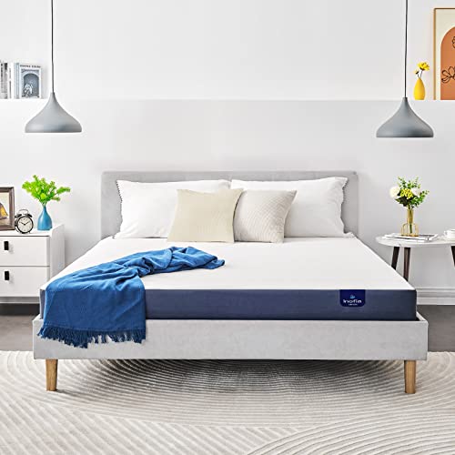 Inofia 6 inch Full Mattress - Gel Memory Foam Mattress in a Box 7 Zone Medium Firm Full Size Mattress with Breathable Cover CertiPUR-US Certified, Double Size