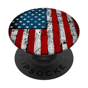 usa flag vintage american us stars & stripes patriotic popsockets swappable popgrip