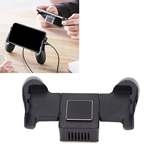 ASHATA Mobile Game Controller,Portable Wireless Game Controller with Mobile Phone Holder,Semiconductor Mobile Phone Cooler Radiator for 4.7‑7.2 inch Mobile Phones