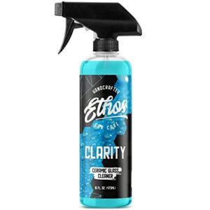 ethos clarity - ceramic glass cleaner - glass water repellant windows ceramic glass coating rain repellent for car water repellent & protective coating