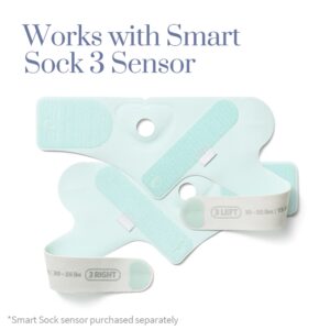 Owlet Dream Sock Extension Pack - Increases Size of Sock Monitor - Fits ages 18 Months to 5 Years - Mint