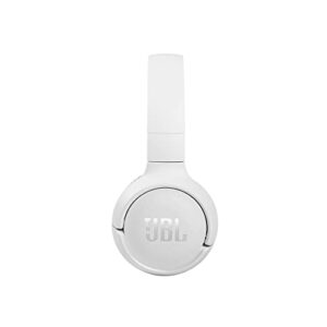 JBL Tune 510BT: Wireless On-Ear Headphones with Purebass Sound - White (Renewed)