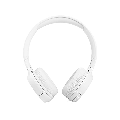 JBL Tune 510BT: Wireless On-Ear Headphones with Purebass Sound - White (Renewed)