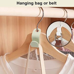 BEIXUNDIANZI Clothes Hanger Connector Hooks,100PCS Plastic Connector Hooks,Clothes Hanger Extender Clips Space Saving, Velvet Hanger Cascading Hooks for in Closet Space Savers and Organizer Closets