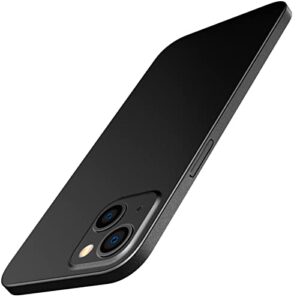 JETech Ultra Slim (0.35mm Thin) Case for iPhone 13, 6.1-Inch, Camera Lens Cover Full Protection, Lightweight, Matte Finish PP Hard Minimalist Case, Support Wireless Charging (Black)