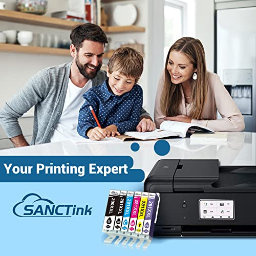 SANCTink 280 281 Ink Cartridge Compatible Replacement for Canon 280 281 PGI-280XXL CLI-281XXL for Canon Pixma TS9120 TS8220 TS8320 TS8300 TS9100 TS8120 TS8100 TS8200 Printer (1PGBK/BK/C/M/Y/PB, 6Pack)