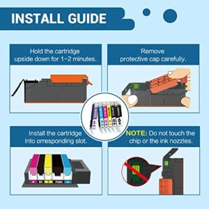 SANCTink 280 281 Ink Cartridge Compatible Replacement for Canon 280 281 PGI-280XXL CLI-281XXL for Canon Pixma TS9120 TS8220 TS8320 TS8300 TS9100 TS8120 TS8100 TS8200 Printer (1PGBK/BK/C/M/Y/PB, 6Pack)