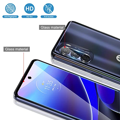 LYWHL [3 Pack] for Motorola Moto G Stylus 2022 Screen Protector Tempered Glass [Not for G Stylus 2023/2021/2020], HD Clear 9H Hardness Film for Moto G Stylus 5G 2022, Bubble Free Case Friendly