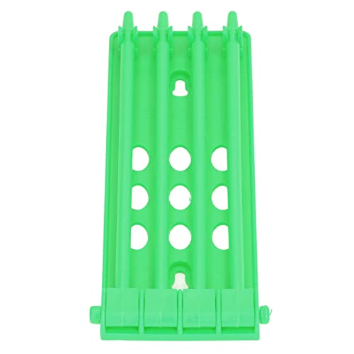 Pigeons Bands Rack Frame, Pigeons Leg Rings Holder 3Pcs Save Space 4 Column for Pigeons Farm Green