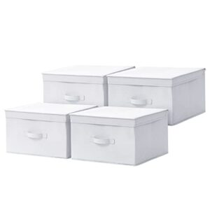 tusk® jumbo storage box 4-pack - white