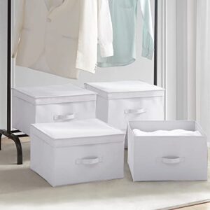 TUSK® Jumbo Storage Box 4-Pack - White