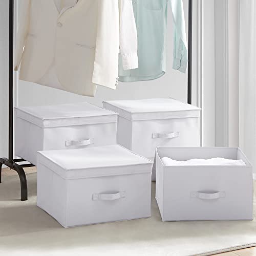 TUSK® Jumbo Storage Box 4-Pack - White