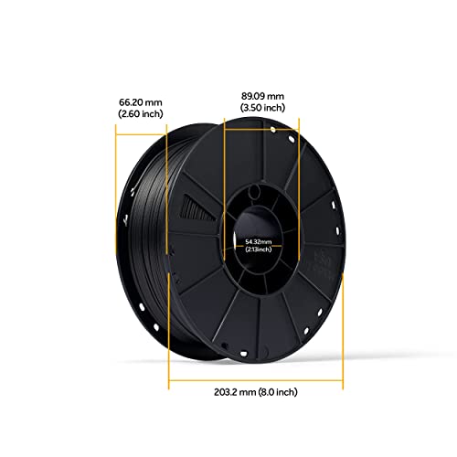 Braskem Recycled Filament w/ Carbon Fiber - FL605R / 1.75mm / Black / 700g