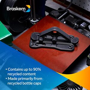 Braskem Recycled Filament w/ Carbon Fiber - FL605R / 1.75mm / Black / 700g