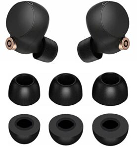 bluewall foam ear tips eartips earbuds tips compatible with sony wf-1000xm4, fit in case earbuds foam tip compatible with sony wf-1000xm4 wf-c500, 3 pairs s/m/l
