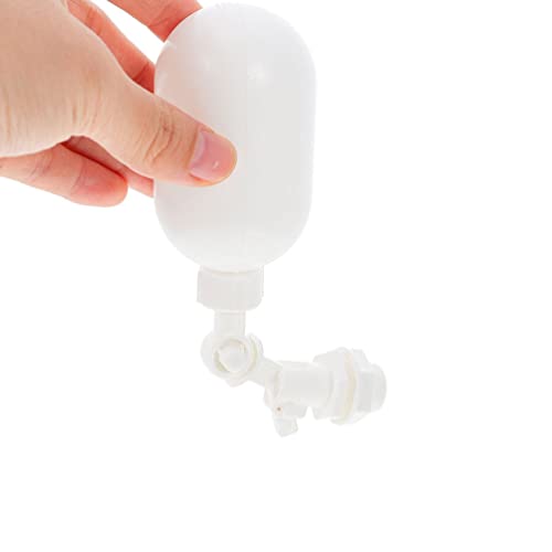 YARDWE Water Float Valve Plastic Water Balls Valves White: 3pcs Water Float Replacement Valves Automatic Waterer Bowl Fill Feed Tank Water Tank Accessories Water Filter Float Ball