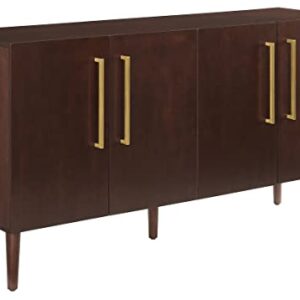 Crosley Furniture Everett Mid-Century Modern Sideboard, Mahogany