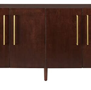 Crosley Furniture Everett Mid-Century Modern Sideboard, Mahogany