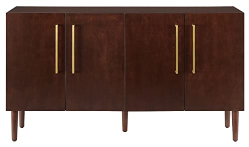 Crosley Furniture Everett Mid-Century Modern Sideboard, Mahogany