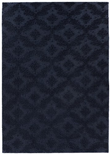 Garland Rug Charleston 6 ft. x 9 ft. Area Rug Navy