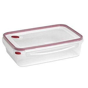 Sterilite 03426604 16.0 Cup BPA Free Rectangle UltraSeal Food Storage Container, For Meal Prep, Leftovers, or Work Lunch, Dishwasher Safe, Red 12 Pack