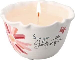 5" x 3" love you godmother 100% 9 oz soy wax single wick candle - tranquility scented