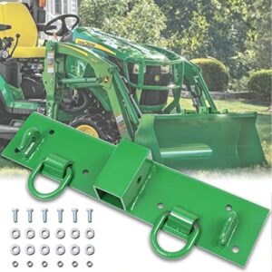 osemar compact tractor bucket hooks bolt on with 2" receiver fit for john deere 1025r 2320 2025r 2032r 3032e