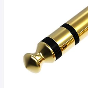 Tadayimes 5PCS/Set Gold-Plated Durable 6.35mm 1/4 Inch Port Plug to 3.5mm Male Stereo Headphone Port Socket Adapter