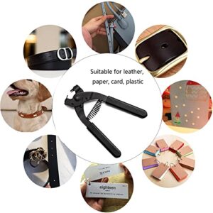 WUTA Leather Piercer Leather Craft Hole Punch Tools Hand-Held Silent Pliers Diamond Sewing Stitching Chisel Pricking Iron