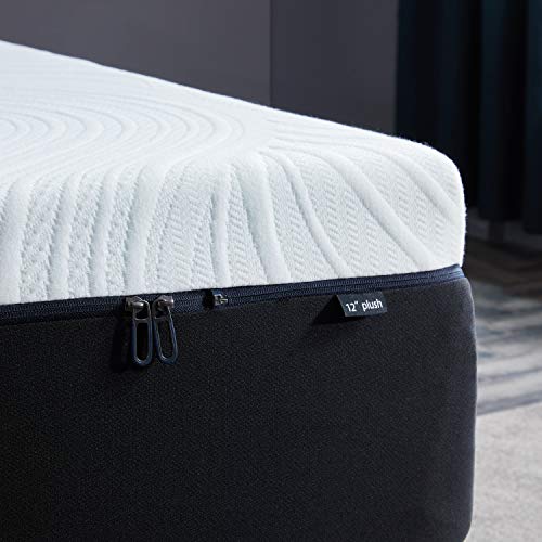 SOFTSEA Queen Size Mattress, 12 Inch Cooler Sleeping Gel Memory Foam Mattress in a Box, Queen Bed Mattress with CertiPUR-US Foam for Supportive, Pressure Relief, Eternal Plush