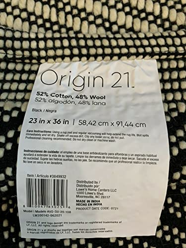 Origin 21 Black Diamond Rug 2X3 Indoor