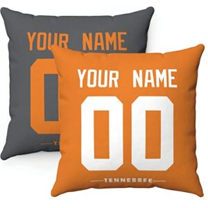 antking tennessee throw pillow custom any name and number for men women boy gift