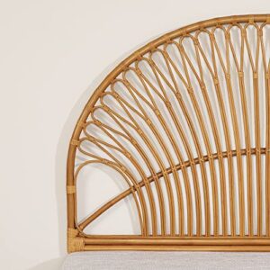 South Shore Balka Rattan Wall-Mounted Headboard, Queen