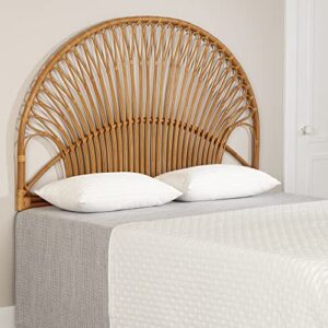 South Shore Balka Rattan Wall-Mounted Headboard, Queen