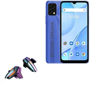 boxwave gaming gear for umidigi power 5s (gaming gear by boxwave) - touchscreen quicktrigger, trigger buttons quick gaming mobile fps for umidigi power 5s - jet black