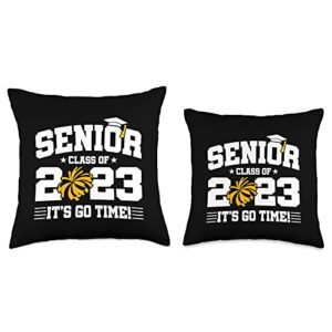 Senior Class Graduation Gifts & Apparel Graduation-Cheerleading Squad-Senior 2023 Throw Pillow, 16x16, Multicolor