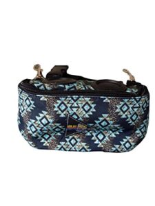 beat bag schulz equine pommel bag with bluetooth speakers - aztec jungle