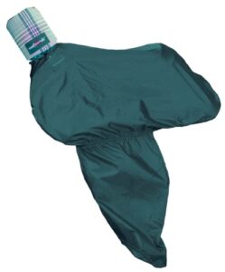 kensington waterproof western saddle cover with fenders - teflon outer shell for tear-proof protection, breathable and friction-free - one size fits all (imperial jade)