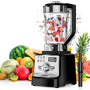 professional countertop blender 1400w powerful smart smoothie blender ice crusher blender for kitchen multifunction juice soup blender with 2l large capacity