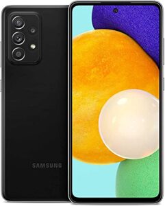 samsung galaxy a52 | a525f | 128gb 6gb ram | factory unlocked (gsm only | not compatible with verizon/sprint/boost) | international model (awesome black) (renewed)