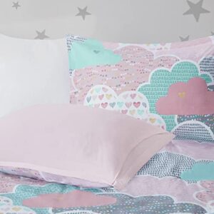 Urban Habitat Kids Comforter Vibrant Fun and Playful Unicorn Print Down Alternative All Season Children Bedding-Set, Girls Bedroom Décor, Twin/Twin XL, Harmony Pink with 1 dec pillow